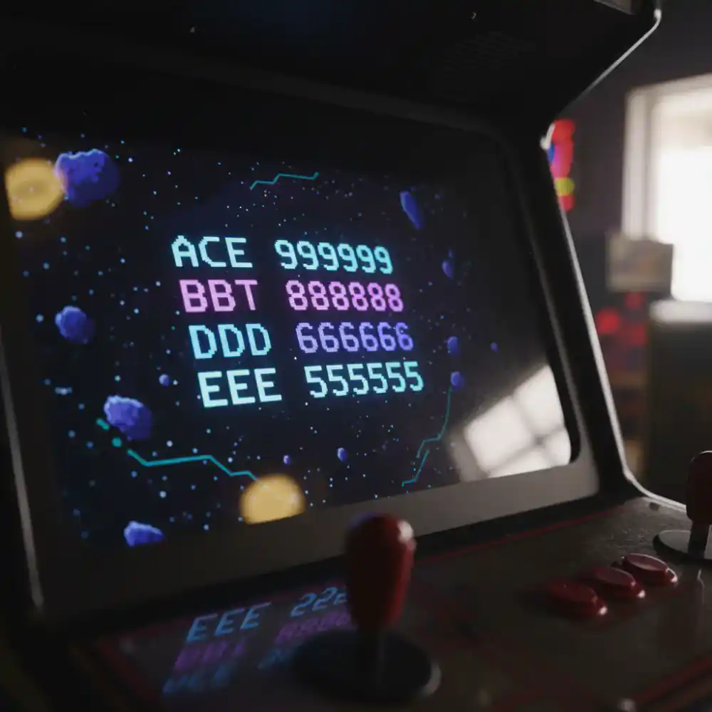 High score scherm