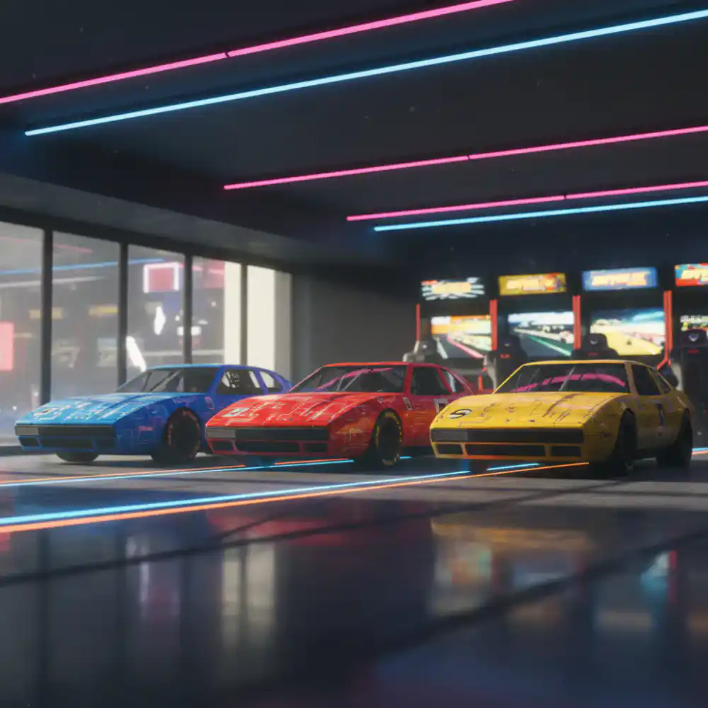 Daytona USA stock cars